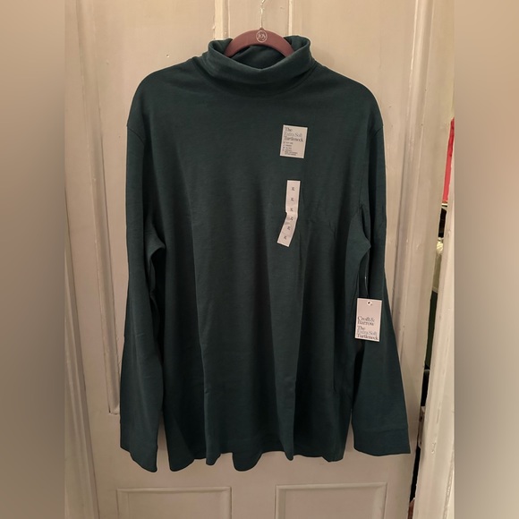 Men’s Hunter Green Croft and Barrow Turtleneck. NWT. - Picture 2 of 3